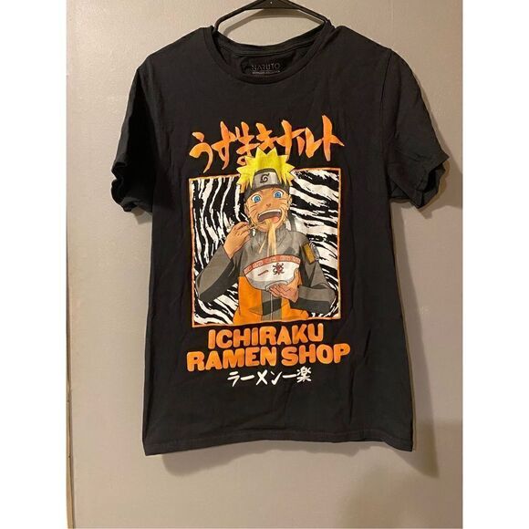 Naruto Shippuden Mens' Anime Shirt Ichiraku Ramen Shop Adult T-Shirt Medium - Picture 4 of 7